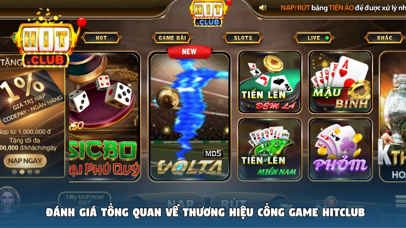 Đánh giá tổng quan về thương hiệu cổng game Hitclub 