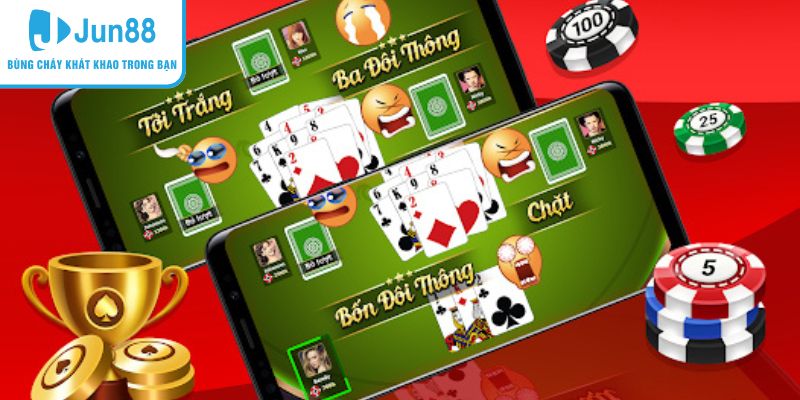 Luật chơi tiến lên miền Nam cực chi tiết ở Jun88