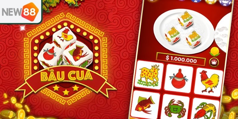 Bí kíp chọn cửa cược bầu cua tôm cá chuẩn trên New 88