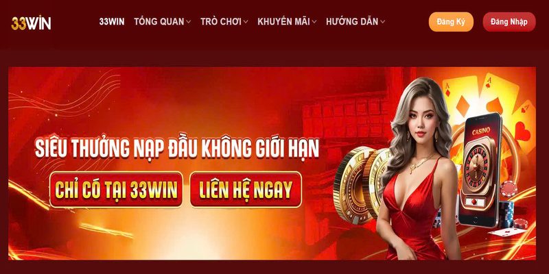 33win là 1 trong những nhà cái đem đến nhiều điều hấp dẫn